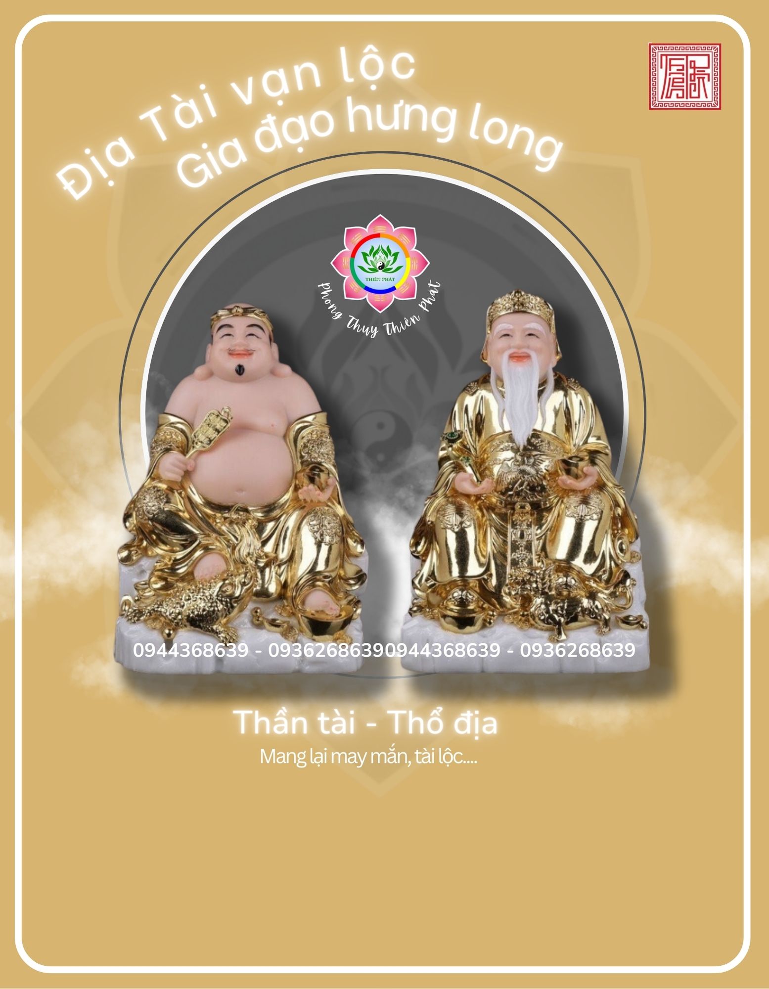 TƯỢNG THẦN TÀI-THỔ ĐỊA